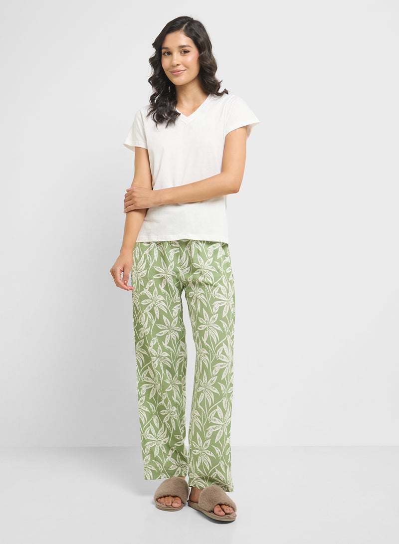 Ginger Cotton T-Shirt & Pyjama Set  - Image 5