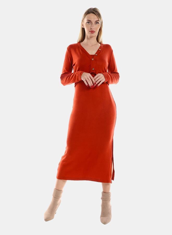 kady Jamila Women Spaghetti Sleeves Dress With Cropped Long Sleeves Bolero Cardigan ,havan-XXL - Image 2