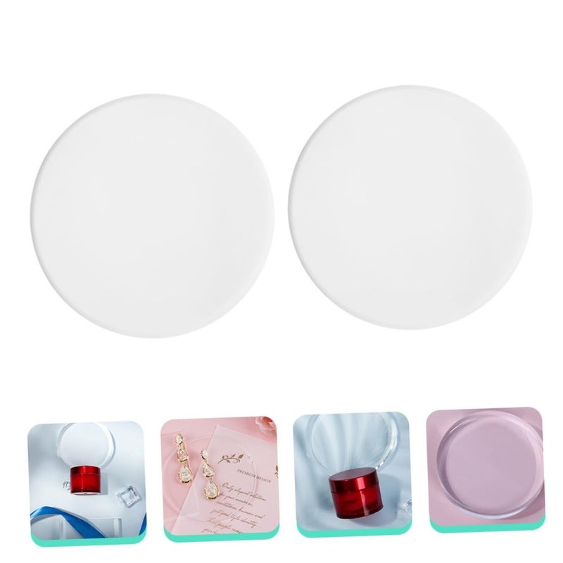 Mipcase 2pcs Clear Acrylic Photo Prop Board Transparent Photography Background For Jewelry Cosmetics Display Accessories - Image 4