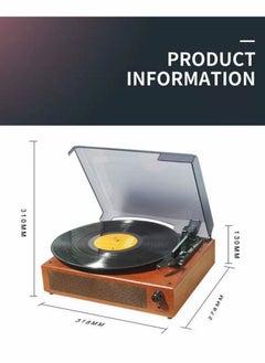 Berma Baby Portable Gramophone Vinyl Record Player Vintage Turntable Phonograph with Built-in Stereo Speakers Bluetooth  - Image 2