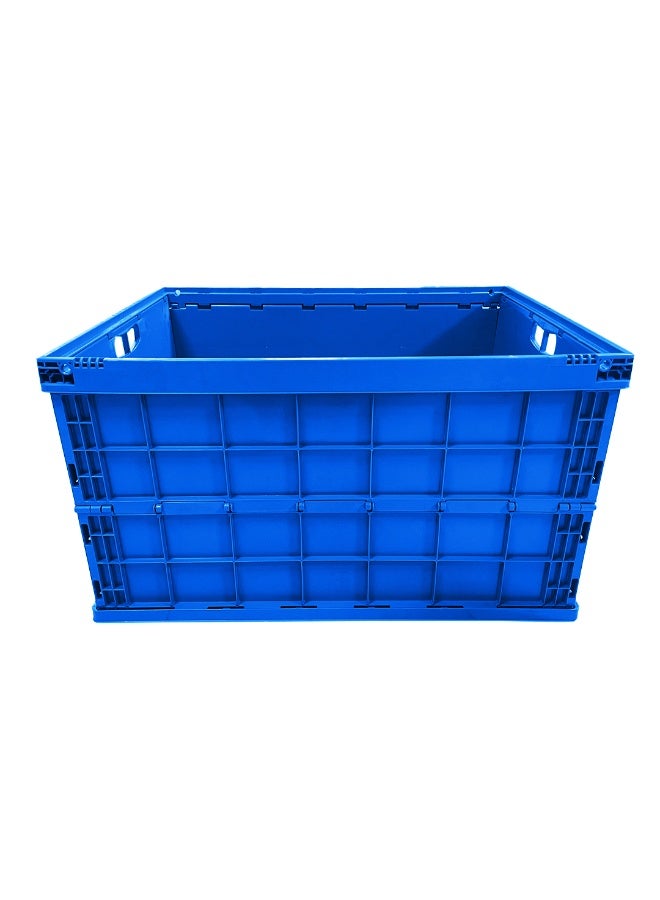 Ethic Solutions Heavy Duty Folding Storage Box 800×600×450mm – Large Collapsible Closed Plastic Crate, Foldable Logistics Container, Warehouse Bulk Bin, Collapsing Storage Crate for Transport & Organization  - Image 2