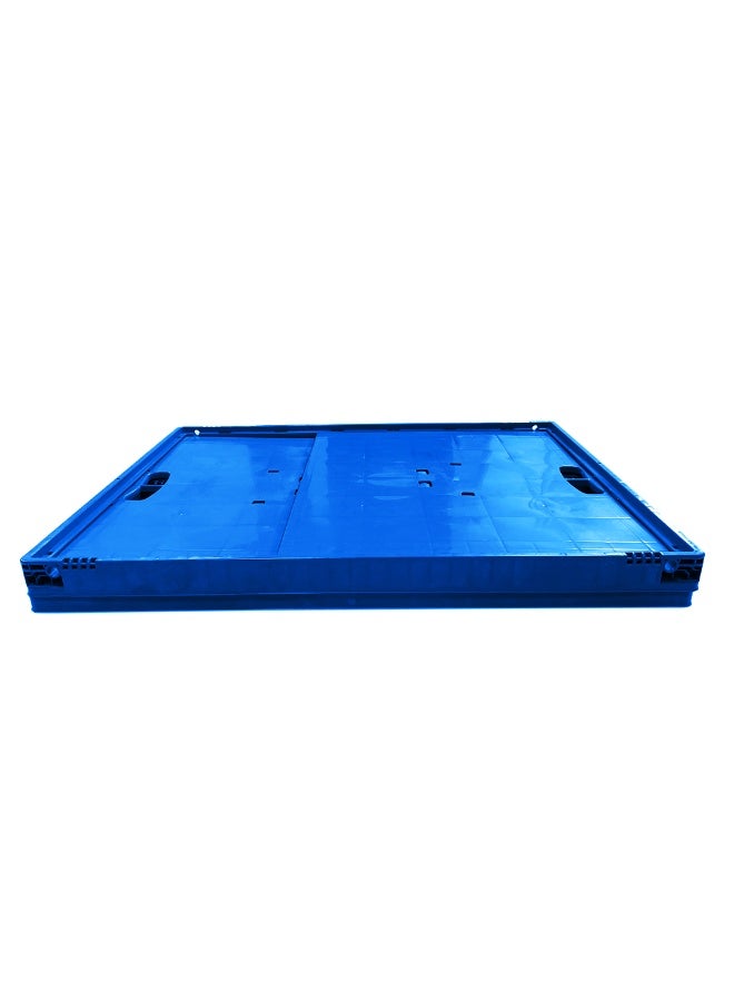 Ethic Solutions Heavy Duty Folding Storage Box 800×600×450mm – Large Collapsible Closed Plastic Crate, Foldable Logistics Container, Warehouse Bulk Bin, Collapsing Storage Crate for Transport & Organization  - Image 3