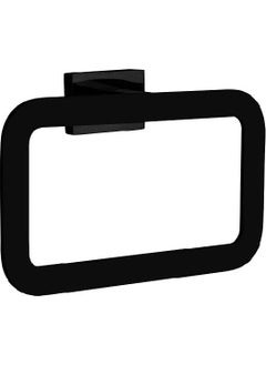 Saray Banyo Saray Bathroom Nova Black Flat Towel Holder  - Image 1