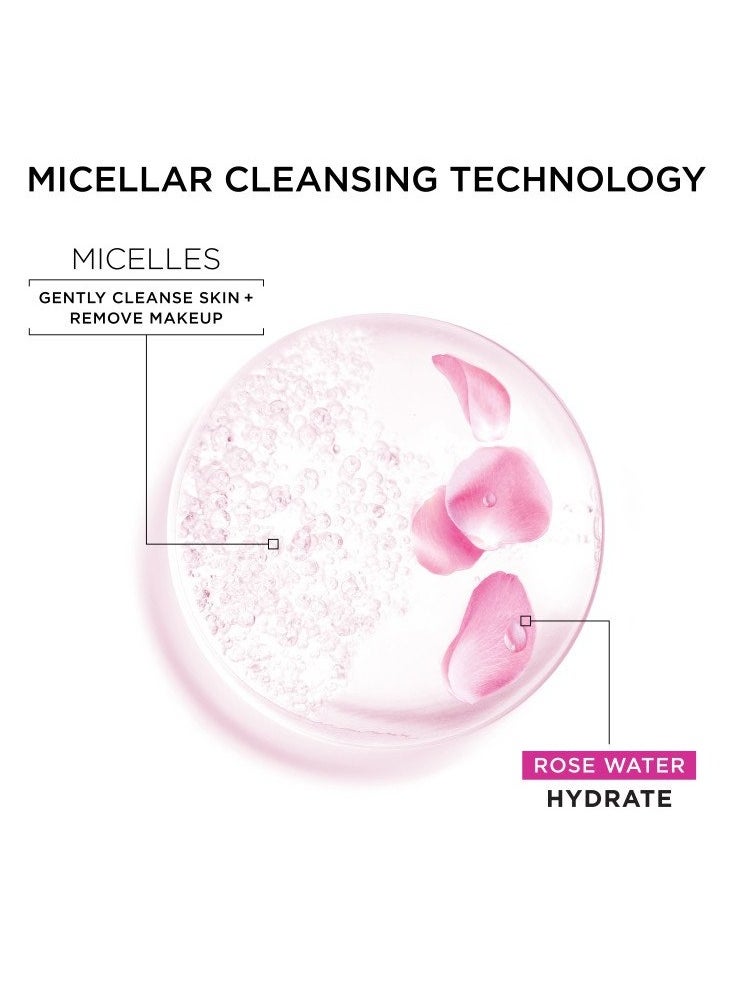 Garnier - Micellar Rose Water Face Cleanser & Glow Make-up Remover - 700ml - Image 1