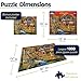 White Mountain 1000 Piece Jigsaw Puzzle Fall House Puzzles with Large Pieces Gift for Adults and Family 24x30 Autumn Leaves - Image 4