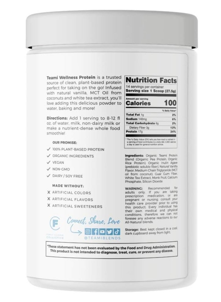 Teami - Wellness Rich Protein - Vanilla Flavour - Image 2