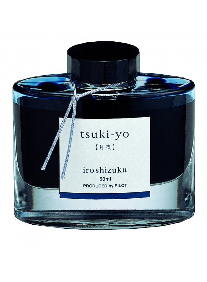 Pilot Iroshizuku Fountain Pen Ink - 50 ml Bottle - Tsuki-Yo, Moonlight, Teal (japan import)