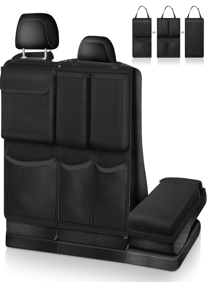 FINPAC Car Trunk Organizer and Storage, Detachable Seat Back Hanging Organizers Storage with Zippers, Large Capacity Car Accessories Interior for Jeeps, SUVs, Vans (Black) - Image 1