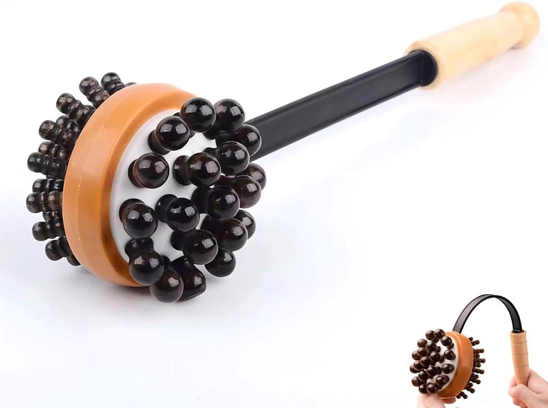 KINTEGOOD Massage Hammer Meridians Back Knock Massager Double Head Back Scratcher Percussion Massager Manual Massage Hammer for Neck Leg Waist - Image 1