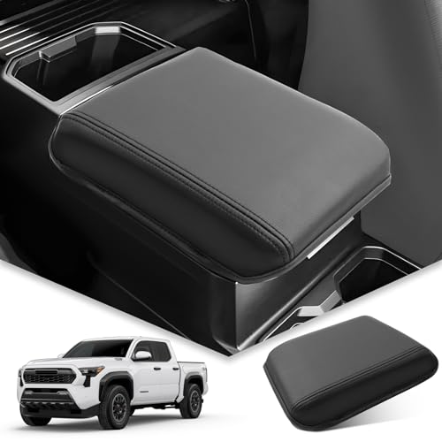 BIBIBO for 2024 2025 2026 Toyota Tacoma Center Console Cover Armrest 20242026 Toyota Tacoma SR SR5TRD PreRunnerLimitedTrailhunterTRD Pro Arm Rest Cover 2024 2025 2026 Tacoma Accessories - Image 1