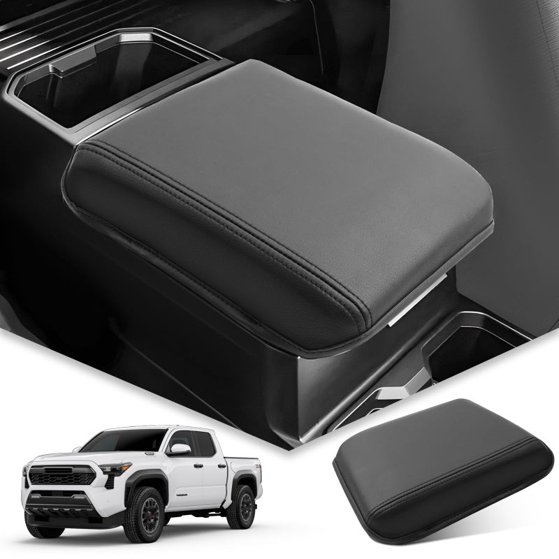 BIBIBO for 2024 2025 2026 Toyota Tacoma Center Console Cover Armrest 20242026 Toyota Tacoma SR SR5TRD PreRunnerLimitedTrailhunterTRD Pro Arm Rest Cover 2024 2025 2026 Tacoma Accessories - Image 3
