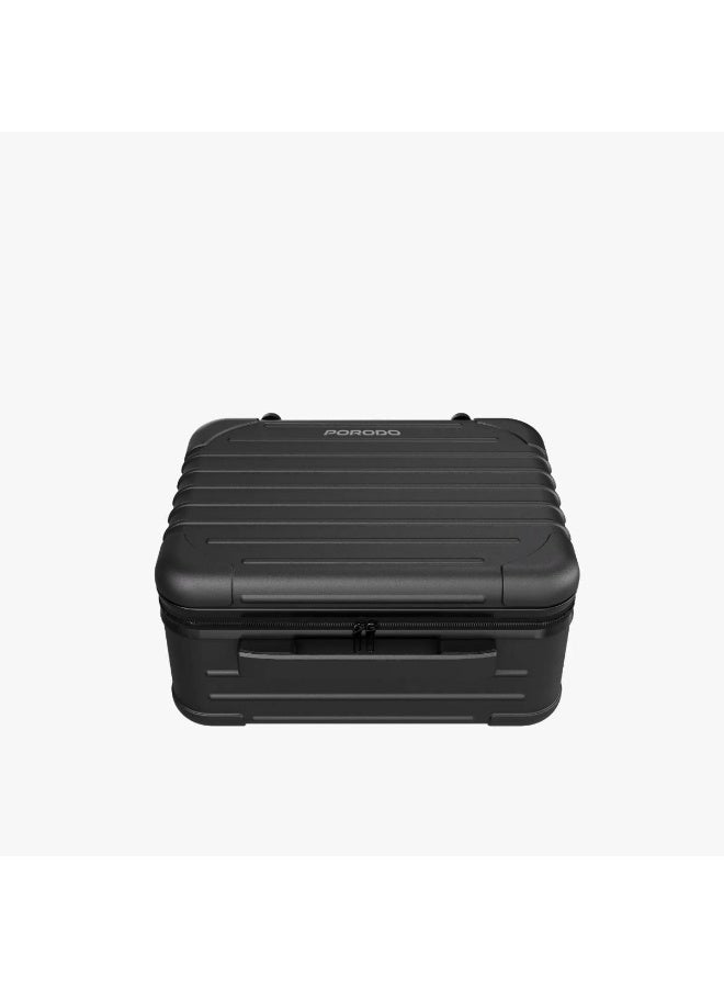 Porodo Lifestyle Travel Makeup Bag with Detachable LED Mirror, Adjustable Brightness & USB-C - Image 4
