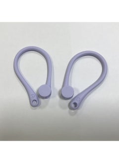 Generic Suitable For Apple Airpods Ear Hook Sports Anti-lost Anti-drop TPU Hook Popular Bluetooth Headset Accessories-Color:Purple  - Image 1