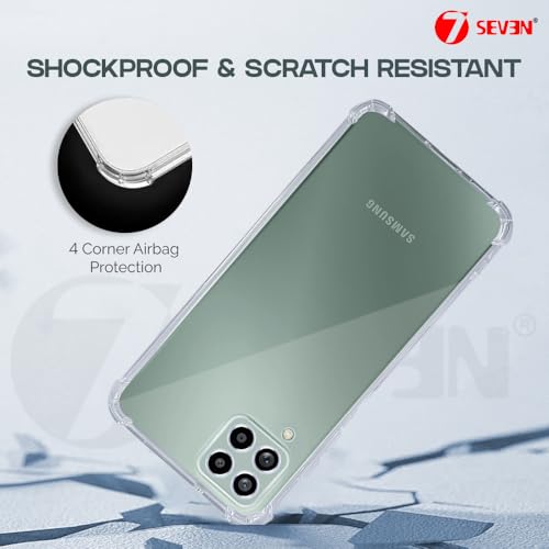 7-Seven 7SEVEN® Back Cover for Samsung Galaxy M53 5G Transparent Mobile Back Case Shock Proof Design Camera Edges Protection Crystal Clear Phone Case Silicon Soft TPU and Flexible Bumper Phone Cover - Image 5