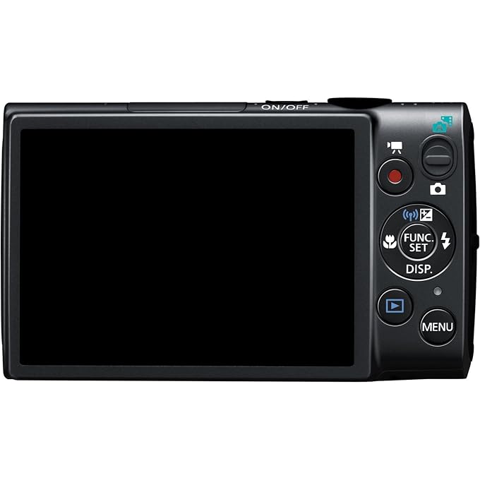 كانون كاميرا PowerShot ELPH 330 الرقمية بدقة 12.1 ميجابكسل مع تقريب بصري مثبت للصورة 10x وشاشة LCD مقاس 3 بوصات (أسود) - Image 2