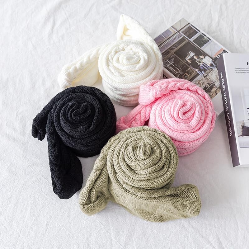 Pcavin Women's Thigh High Socks Over the Knee Cable Knit Boot Socks, Long Warm Fashion Leg Warmers Winter - Image 5