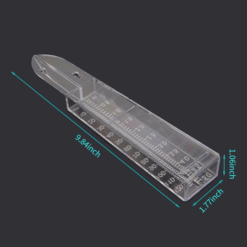 5 Inch Rain Gauge Plastic Clear Rain Water Meter for Lawn Yard Garden Outdoor Home - Image 4