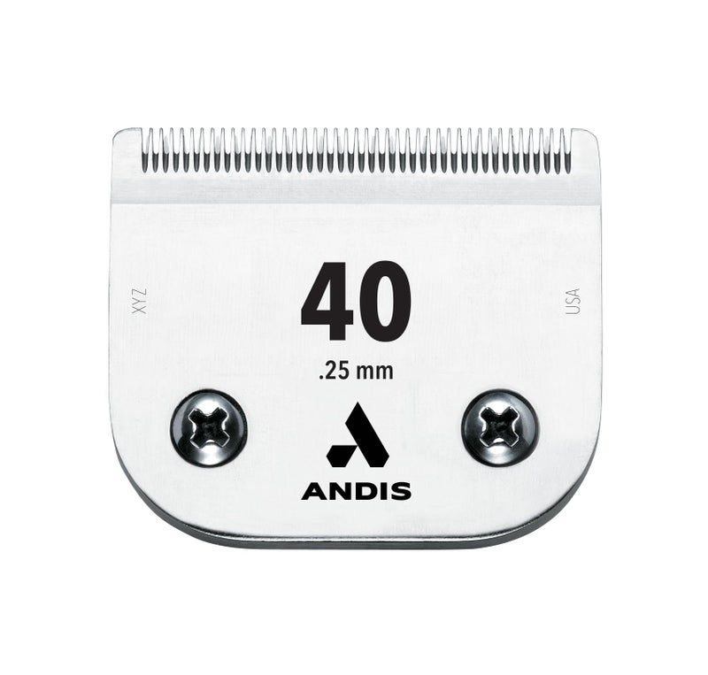 Andis 64076 UltraEdge Detachable Blade Size 40  Carbon Steel Dog Clipper Blade 1100 Cut Length Ultra Close Precision Grooming - Image 3