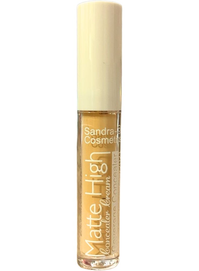 Sandra Cosmetics High Coverage Matte Concealer Cream – Hides Dark Circles, Age Spots, Blemishes, and Skin Imperfections – Full Coverage Concealer for Sensitive, Oily, and Smooth Skin – Instant Natural Matte Finish Perfect for Daily Makeup and Special Occasions - Image 2