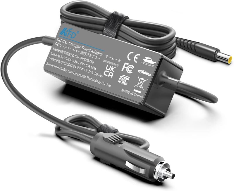 KFD 90W Car Charger Power Supply for ResMed S10 Airsense S10 AirCurve CPAP BiPAP Machines ResMed S10 DC 24V 3.75A 90W CPAP BiPAP Maschinen, Auto Adapter Resmed S10 AC Adapter Adapter - Image 1