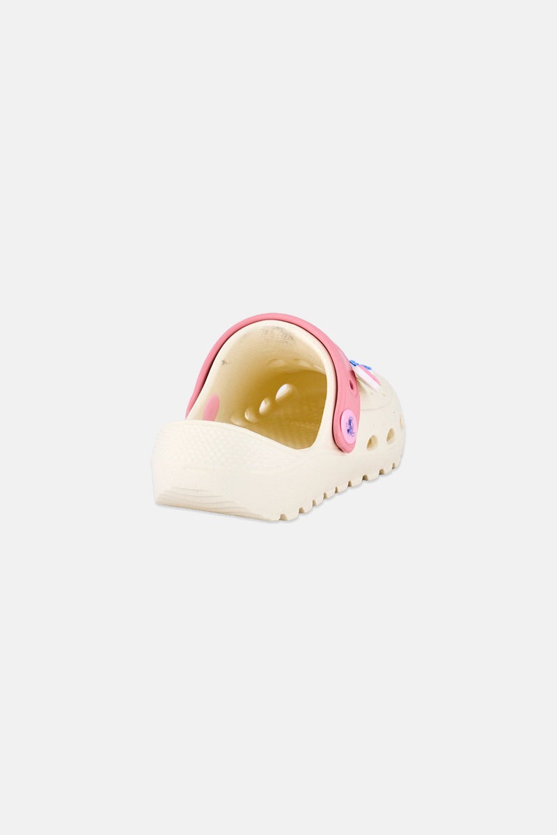 Disney Toddlers Girl Stitch Slip on Clogs, White - Image 3