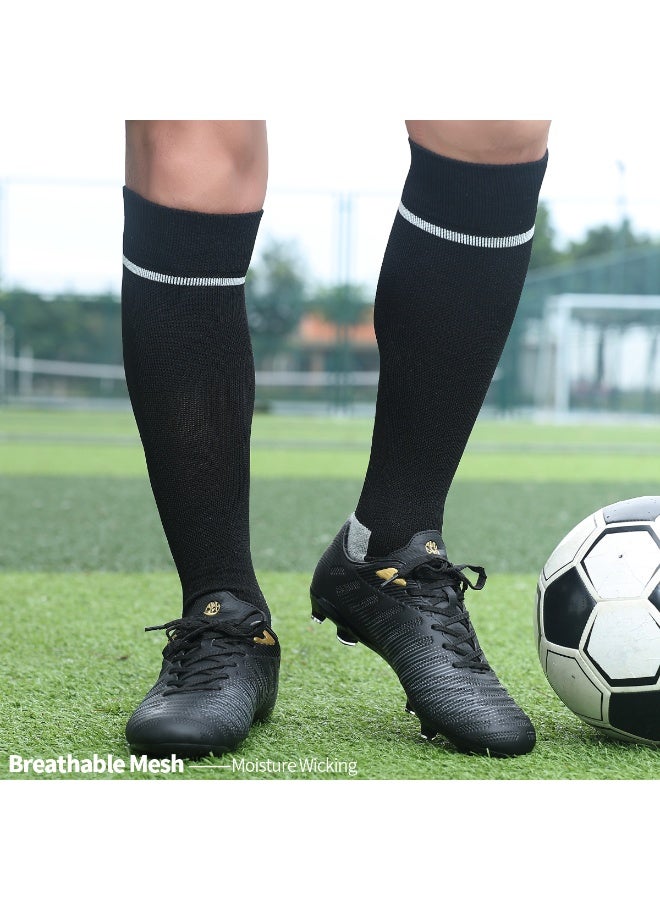 SKY WING Men's  Soccer Socks (1/2/3/4 Pair) Sport Cushion Athletic breathable, comfortable, anti slip, cushion protect, sweat absorption Socks for Kids Youth Adult Sports Accessory - Image 3