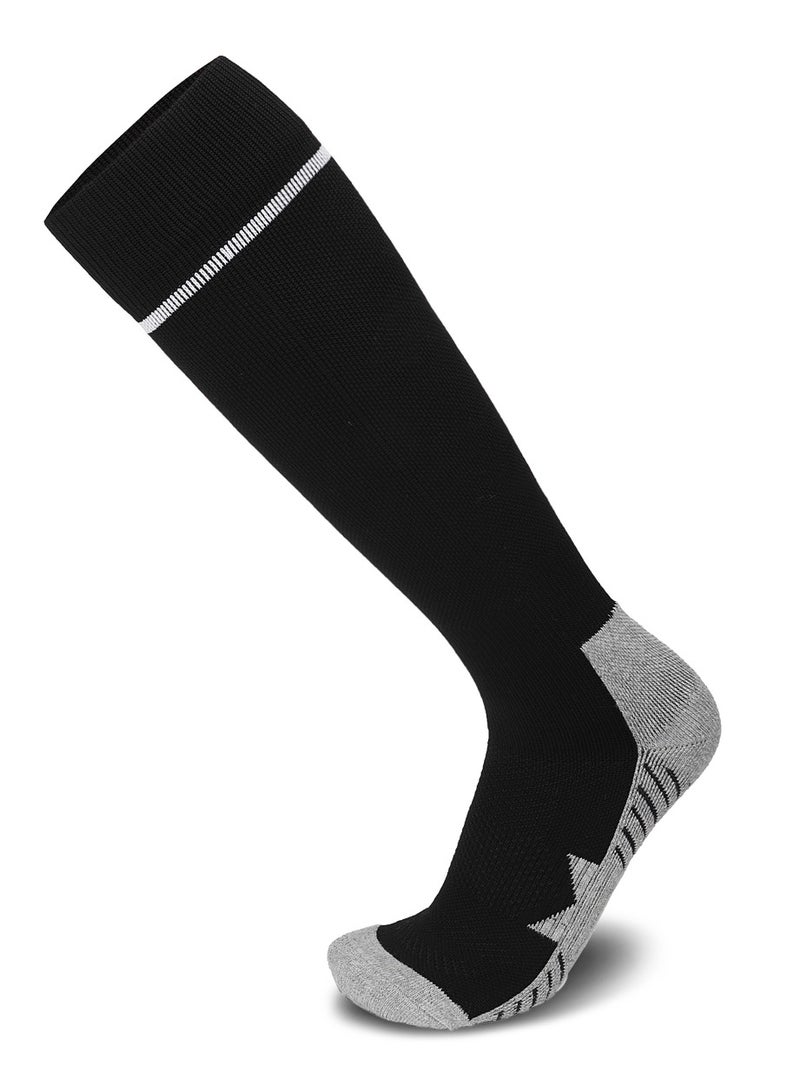 SKY WING Men's  Soccer Socks (1/2/3/4 Pair) Sport Cushion Athletic breathable, comfortable, anti slip, cushion protect, sweat absorption Socks for Kids Youth Adult Sports Accessory - Image 1