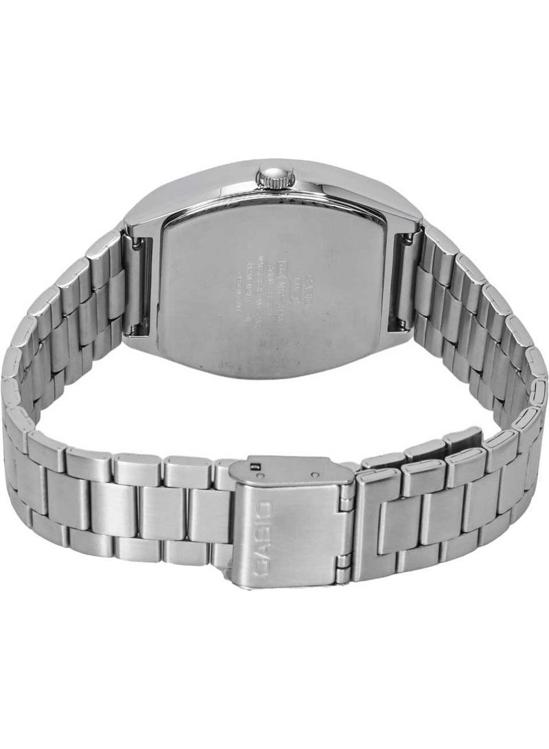 كاسيو ساعة كاسيو للرجال أنالوج كوارتز بمينا أبيض وستانلس ستيل MTP-B140D-7AVDF - Image 3