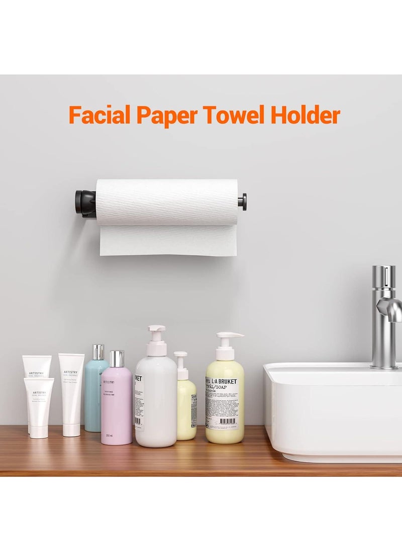Y&D - 2Piece Stainless Steel Kitchen Punch Free Roll Paper Wall Hanging - Image 1