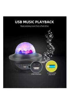 DARIYAH Projection Lamp Galaxy Projector Star Night Light 2 in 1 Starry Ocean Wave Laser Mini Led Projector Lamp XY-918  - Image 2