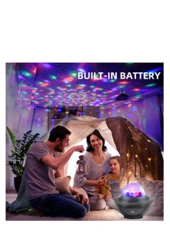 DARIYAH Projection Lamp Galaxy Projector Star Night Light 2 in 1 Starry Ocean Wave Laser Mini Led Projector Lamp XY-918  - Image 5