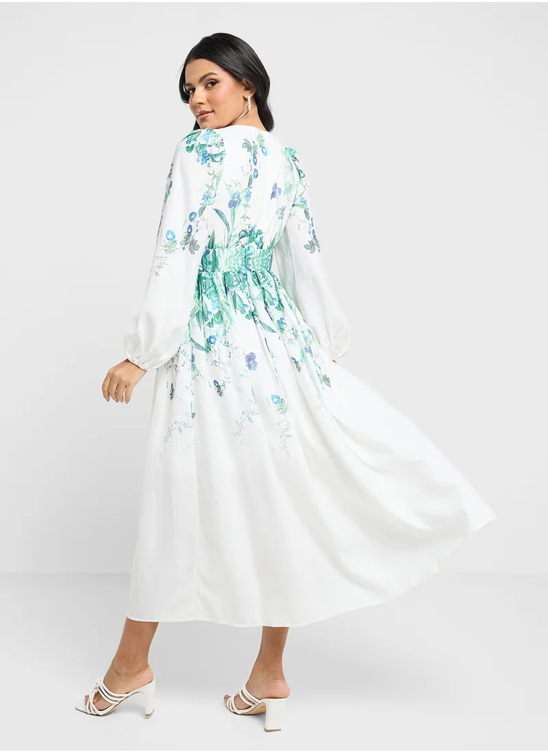 ايلا Floral Print Dress