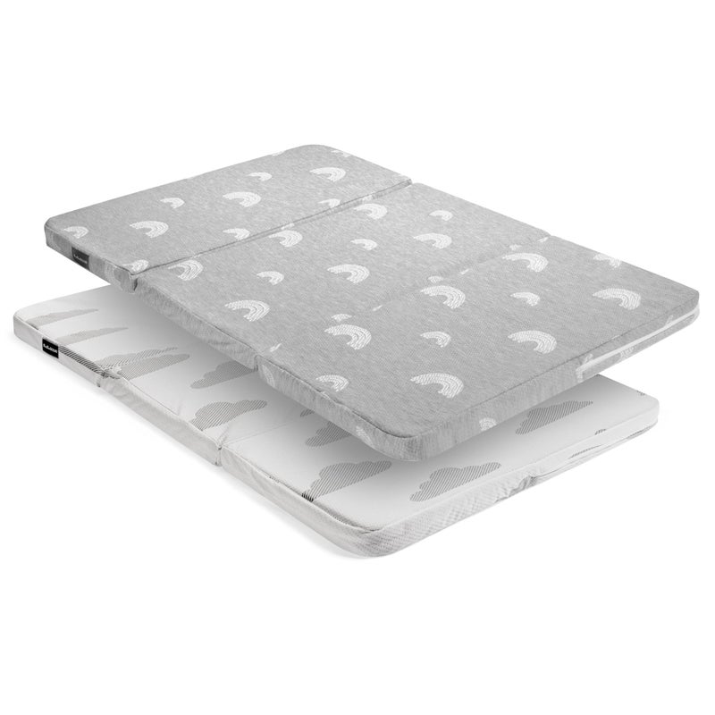 BaeBae Goods Pack and Play Mattress Pad for (38"x26"x1.5"), Playpen Pad, Playard Mattress for Pack and Play, Pack N Play Mattress Topper w/2 Waterproof Washable Covers - Image 4