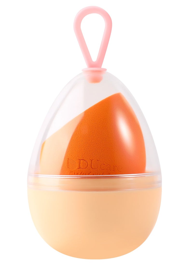 DUcare Beauty Blender, Makeup Blending Sponge with Angled & Rounded Sides For Concealer Or Foundation, Vegan & Cruelty-Free, 1 Piece  - Image 1