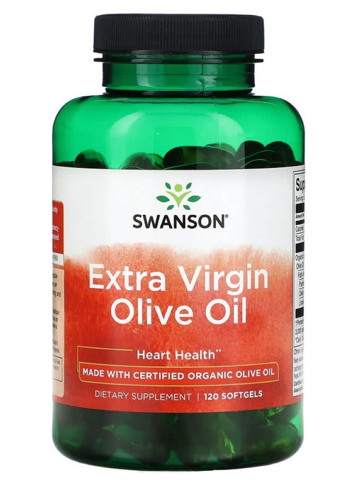سوانسون‏, زيت زتون بكر ممتاز ، 120 كبسولة هلامية