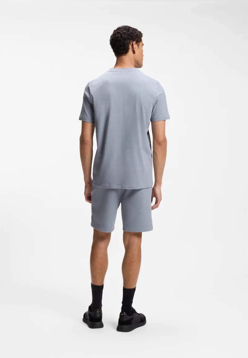 بوس Stretch-cotton T-shirt with logo detail