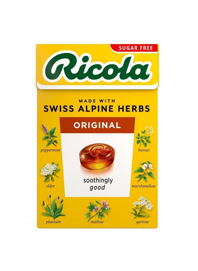 Ricola ريكولا سويسري خالي من السكر مع ستيفيا قطرات عشبية 45 جرام (عبوة من 10) - Image 1