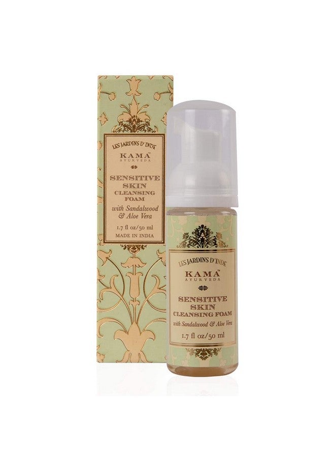 Kama Ayurveda Sensitive Skin Cleansing Foam, 50ml - Image 3