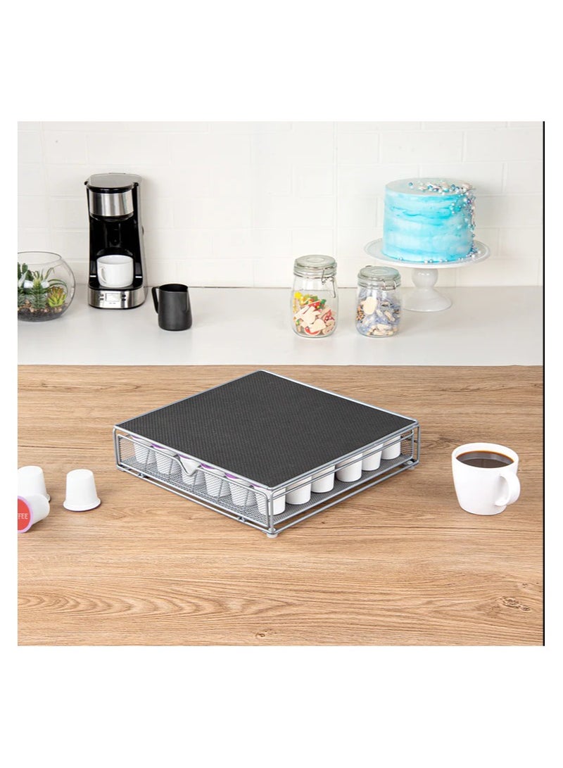 BLOOMING TIME New 36pcs Nespresso Capsules Metal Capsule Pod Coffee Holder Rack Capsule Storage Drawers Organizer Coffee Sets - Image 2