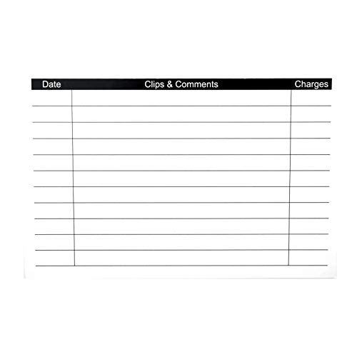 RXBC2011 105 Pack Pet Grooming Information Cards Dog Cat Grooming Customer Information Card Groomer Client Record Clip Cards - Image 5