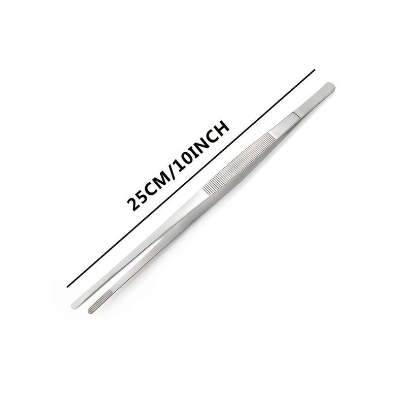 2 Pcs Multifunctional Stainless Steel Food Tongs 9.84 Inch Kitchen Gadgets For Barbecue Outdoor Camping And Picnics Cooking Tools - Image 3