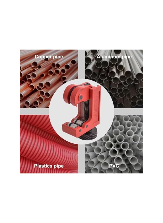 بروماس قاطع أنابيب صغير لأنابيب مقاس 3-22 مم، أداة قطع سبائك الزنك القابلة للتعديل لأنابيب النحاس والألومنيوم والنحاس الأصفر وأنابيب البولي فينيل كلوريد - Image 5