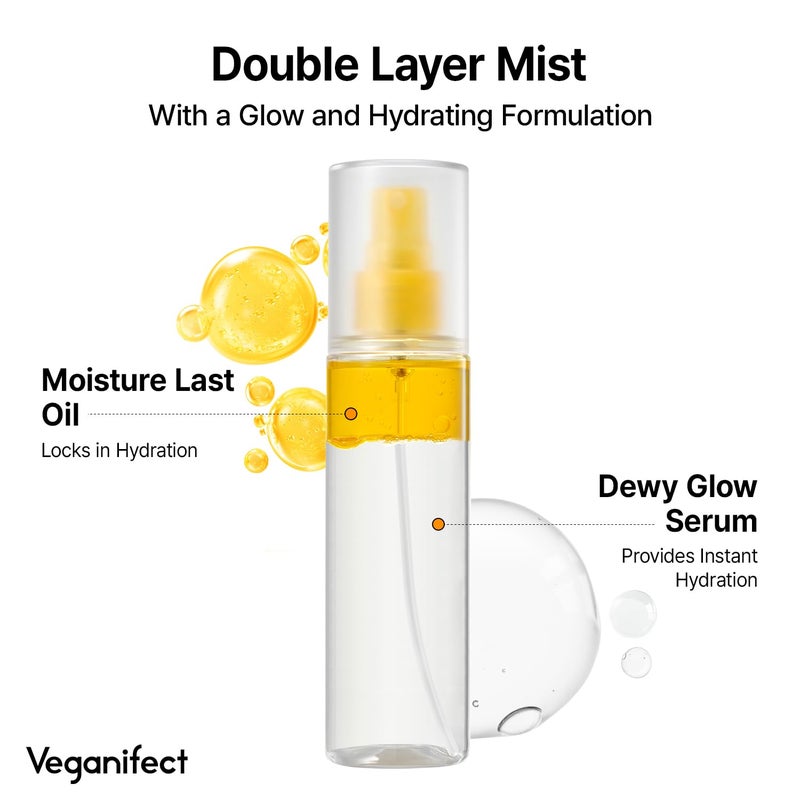 VEGANIFECT Vita C Mist & Vita C Ampoule, Glow Mist for Dewy Skin for Boosting Skin Luminosity for Face, Korean Skin Care - Image 3