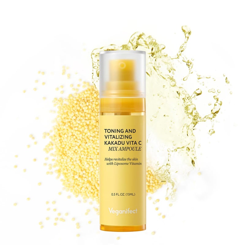 VEGANIFECT Vita C Mist & Vita C Ampoule, Glow Mist for Dewy Skin for Boosting Skin Luminosity for Face, Korean Skin Care - Image 5