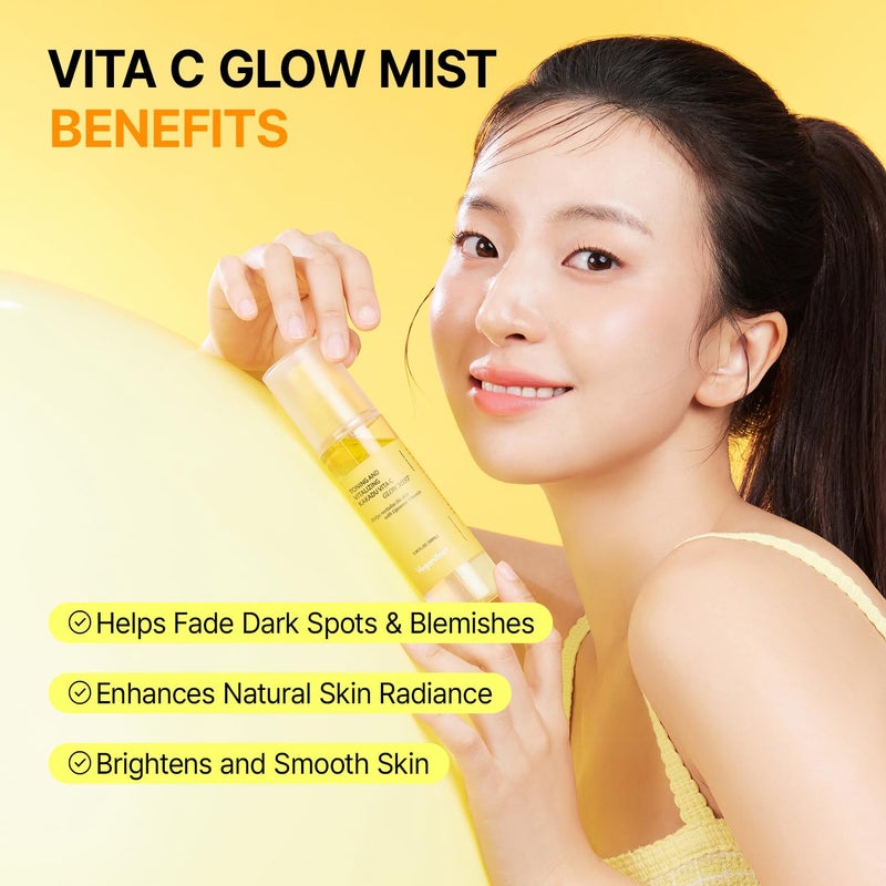 VEGANIFECT Vita C Mist & Vita C Ampoule, Glow Mist for Dewy Skin for Boosting Skin Luminosity for Face, Korean Skin Care - Image 4