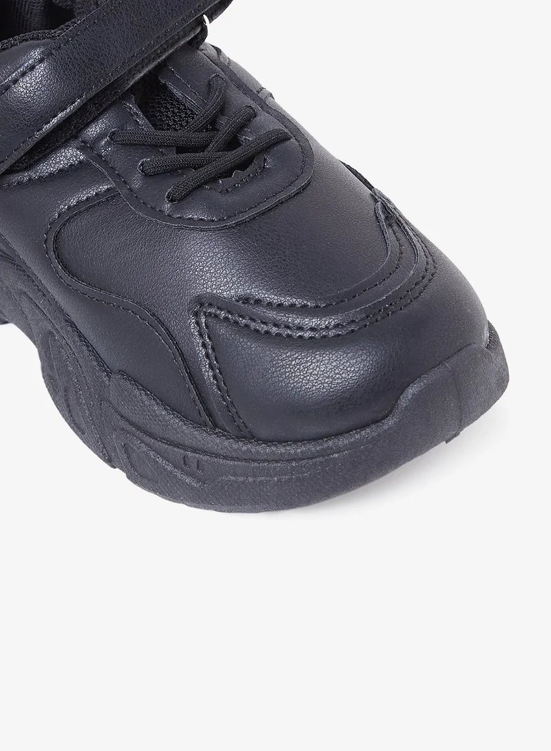 Geoomnii  Geoomnii School Shoes Pre-Teen Boys Black for Men | Best Price UAE