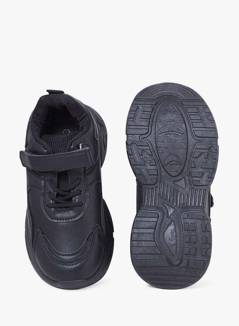 Geoomnii  Geoomnii School Shoes Pre-Teen Boys Black for Men | Best Price UAE