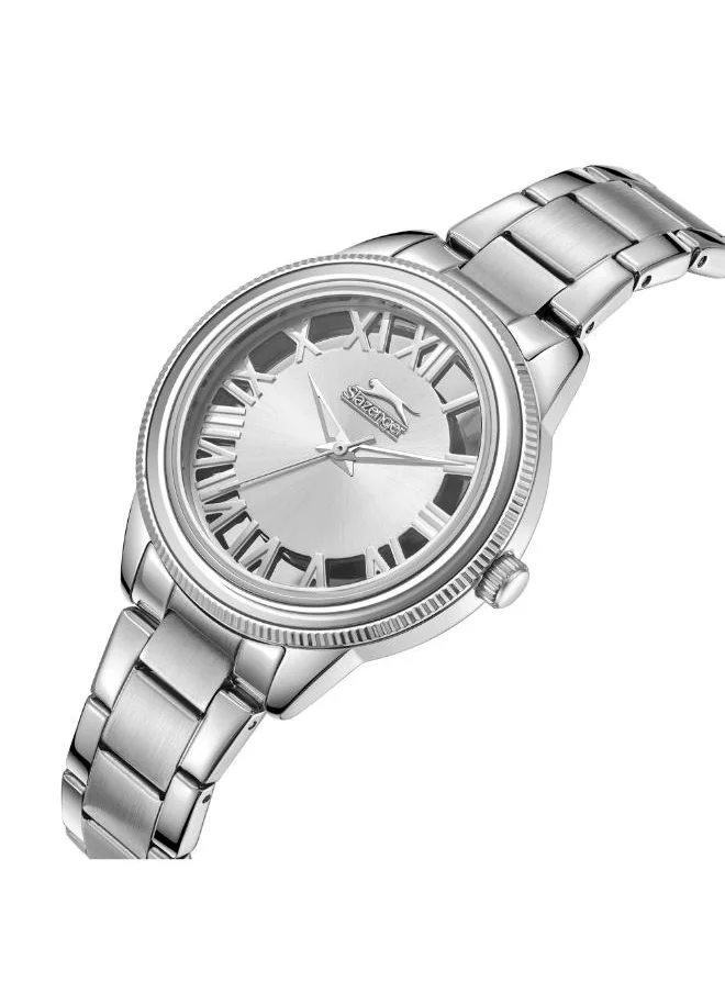 Slazenger SLAZENGER SL.9.2339.3.01 Women's Analog Display Watch & Metal Strap Silver