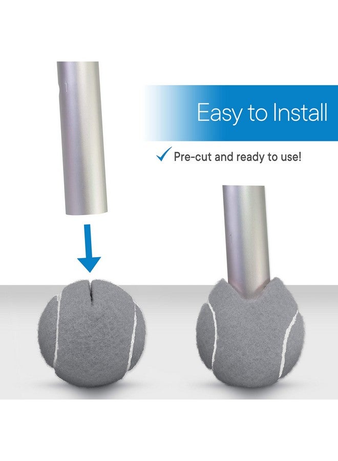 RMS Walker Glide Balls - A Set of 4 Balls with Precut Opening for Easy Installation, Fit Most Walkers (Grey) - Image 2