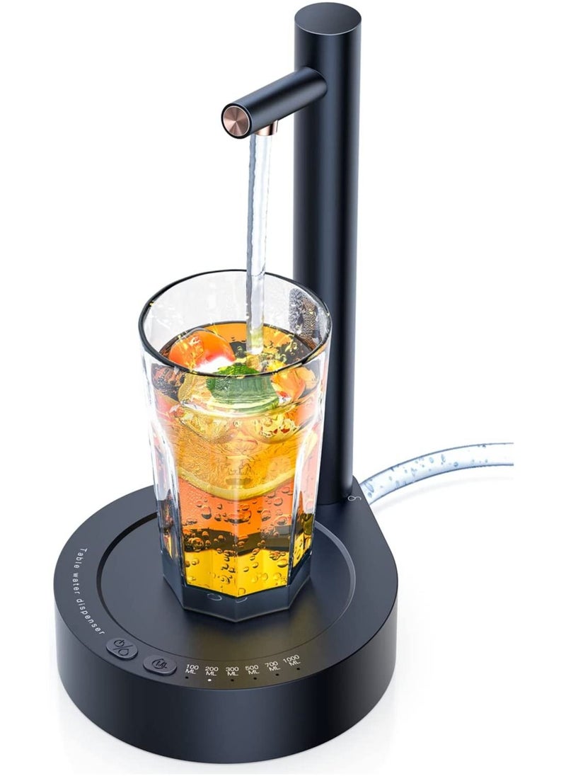 Generic - Water Dispenser for 5 Gallon Bottle Smart 7 Levels Water Dispenser Countertop for Universal Bottles Portable Desktop Water Pump for Home Outdoor USB Charging Automatic Water Jug Dispenser - Image 1